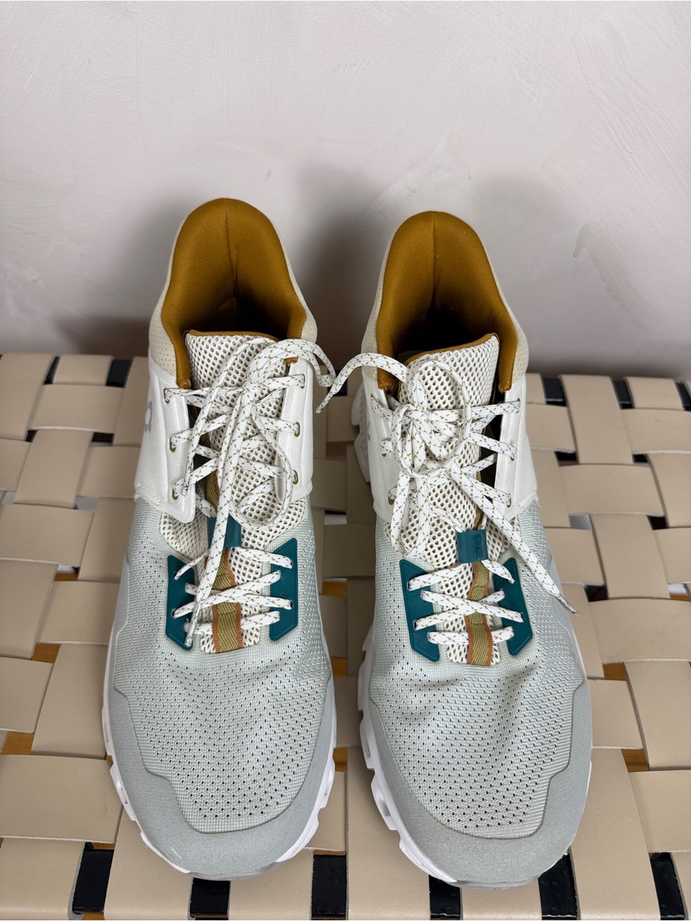 On Cloud Hi Edge Men’s 13 Aloe Pecan CloudTec Sneakers Hiking Running Shoes - Picture 2 of 13